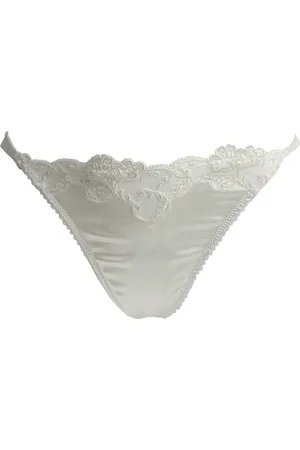Ambra Lingerie Slips SILK Brasiliano Tanga creme 1277