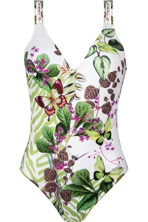 Lise Charmel Envolee Tropicale Badpak Wit-groen ABB6973B