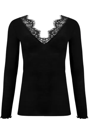 Lise Charmel Kleding Plaisir Caresse luxe V-Hals T-shirt L/mouw