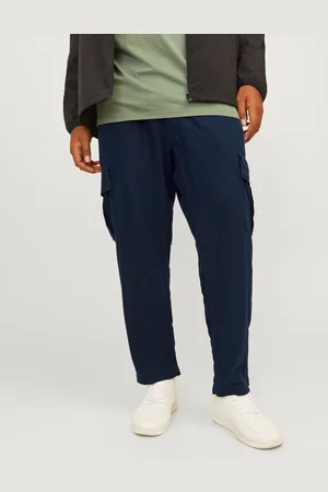 JACK & JONES Plus Size Wide Fit Cargo Broek