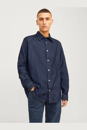 JACK & JONES Comfort Fit Denim Overhemd