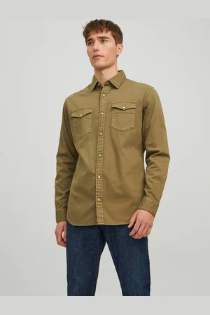 JACK & JONES Comfort Fit Denim Overhemd