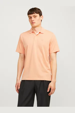 JACK & JONES Effen Overhemd Kraag Polo Shirt