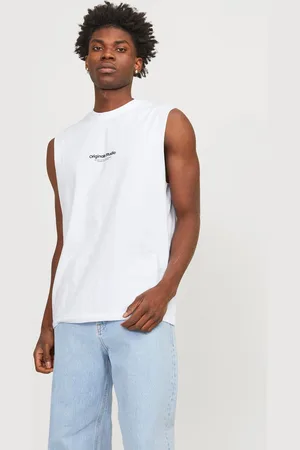 JACK & JONES Bedrukt Ronde Hals Tank Top