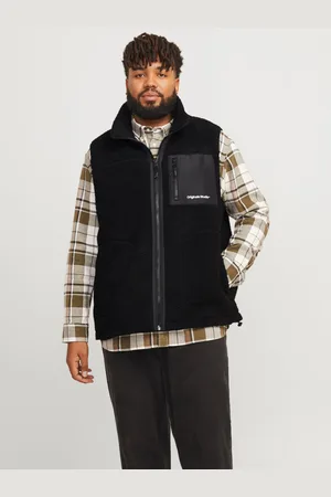 JACK & JONES Plus Size Teddy Gilet