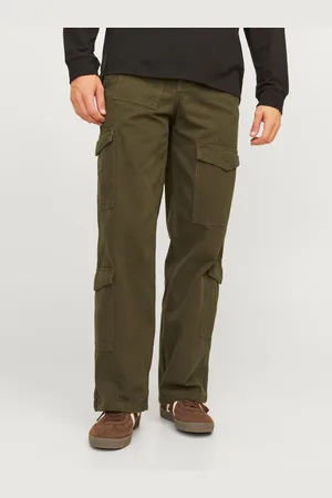 JACK & JONES Wide Leg Fit Cargo Broek