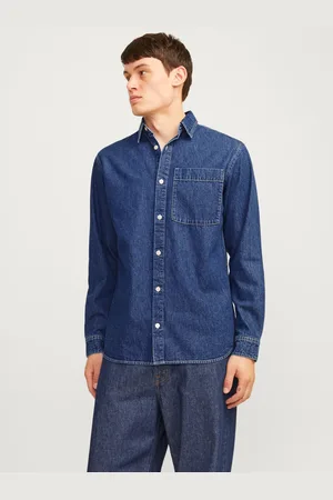 JACK & JONES Comfort Fit Denim Overhemd
