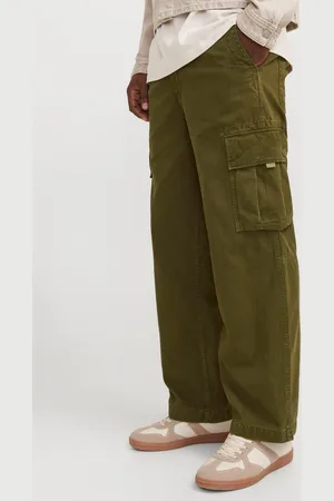 JACK & JONES Wide Leg Fit Cargo Broek