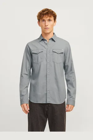 JACK & JONES Comfort Fit Denim Overhemd