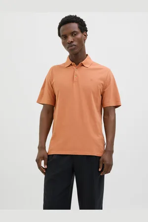 JACK & JONES Effen Overhemd Kraag Polo Shirt