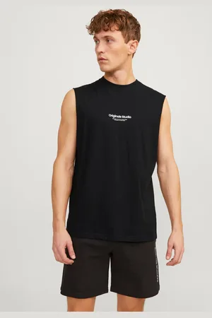JACK & JONES Bedrukt Ronde Hals Tank Top