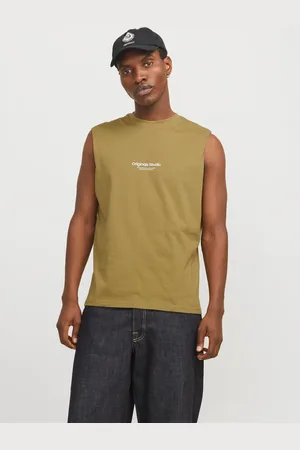 JACK & JONES Bedrukt Ronde Hals Tank Top