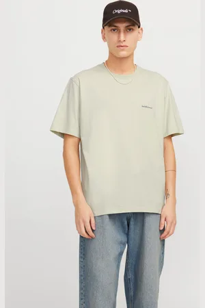 JACK & JONES Achterkant Bedrukt Ronde Hals T-shirts