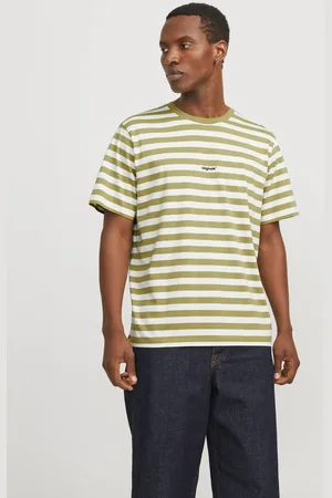 JACK & JONES Gestreept Ronde Hals T-shirts