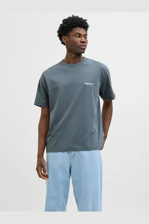 JACK & JONES Achterkant Bedrukt Ronde Hals T-shirts