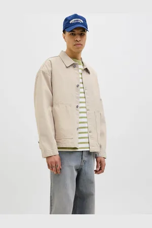 JACK & JONES Wide Fit Denim Overhemd