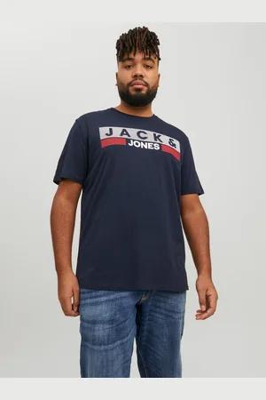 JACK & JONES Plus Size Logo T-shirts