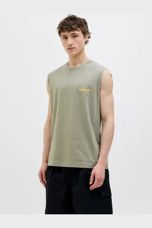 JACK & JONES Bedrukt Ronde Hals Tank Top