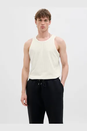 JACK & JONES 2-pack Effen Ronde Hals Tank Top