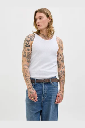 JACK & JONES Effen Ronde Hals Tank Top