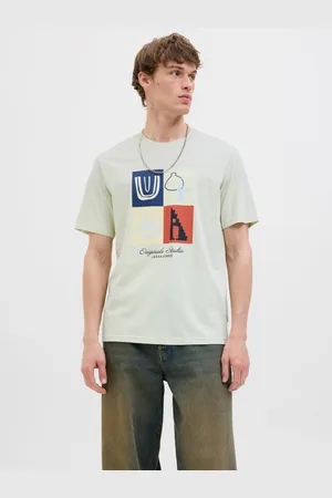 JACK & JONES Bedrukt Ronde Hals T-shirts