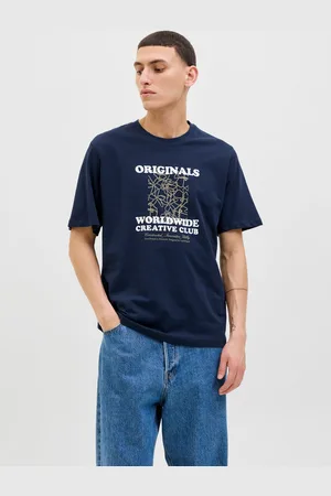 JACK & JONES Bedrukt Ronde Hals T-shirts