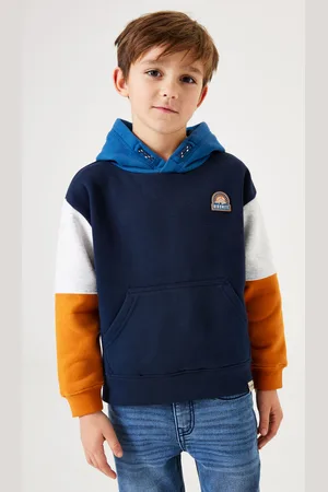 Garcia Hoodie met colourblock
