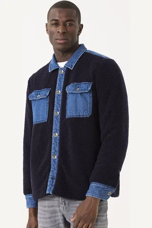 Garcia Overshirt donkerblauw