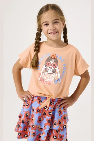 Garcia T-shirt zalmroze