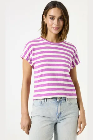 Garcia T-shirt gestreept