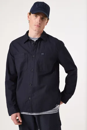 Garcia Overshirt donkerblauw
