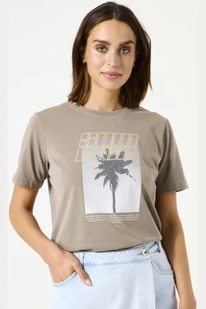 Garcia T-shirt olijfgroen