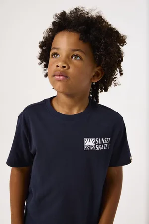 Garcia T-shirt donkerblauw
