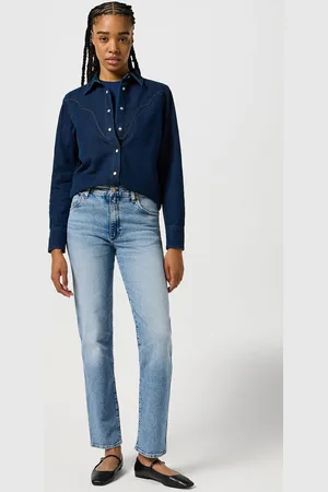 Wrangler Sunset straight fit frosty silver