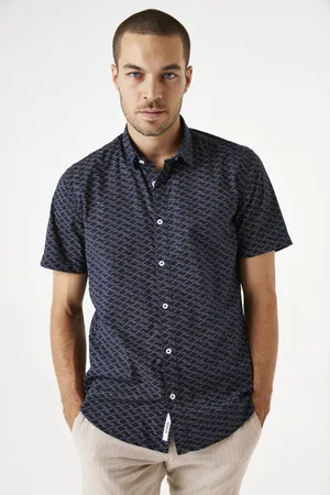 Garcia Overhemd donkerblauw