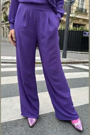 Jurkjes Pantalon Lilly Donker Paars Petite/Regular/Tall