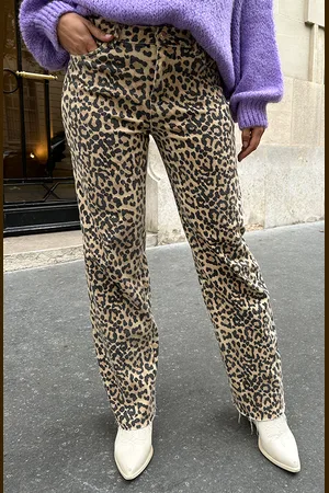 Jurkjes Leopard Mom Jeans Anna-Sophie