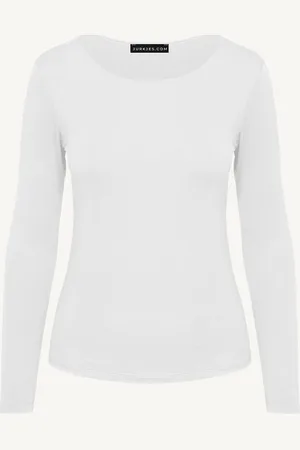 Jurkjes Round Neck Long Sleeve Top Yulia