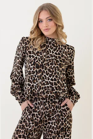 Jurkjes Blouse Long Sleeve Lilly Leopard