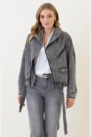 Jurkjes Denim Jacket Met Strap Pleun