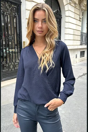Jurkjes Blouse Met Lace Details Lilly Marine