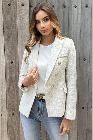 Jurkjes Elegant Boucle Blazer Taylor