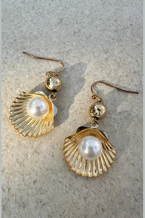 Jurkjes Shell Pearl Oorbellen