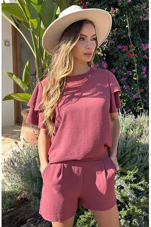 Jurkjes Top Met Ruffle Mouw Lilly Dust