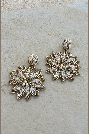 Jurkjes Handmade Flower Earrings Felien