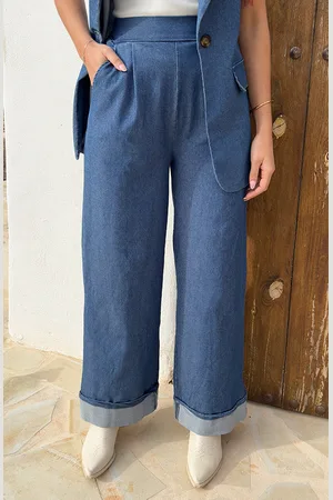 Jurkjes Pantalon Loose Fit Paige Denim