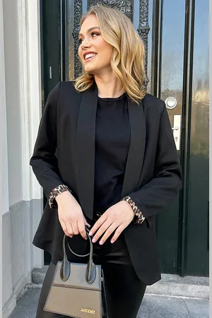 Jurkjes Blazer Met Leopard Omslag Shanna