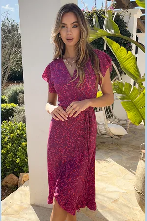 Jurkjes Midi Jurk Print Jenny Koraal