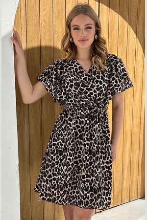 Jurkjes Jurk Nikkie Leopard Zwart 2.0