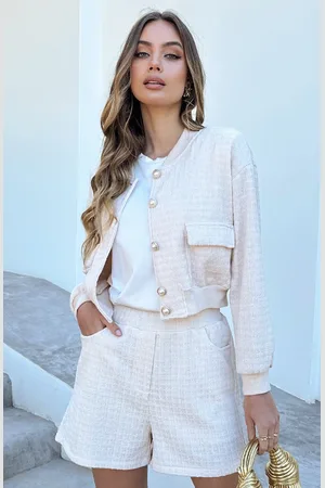 Jurkjes Tweed Jasje Geruit Skylar